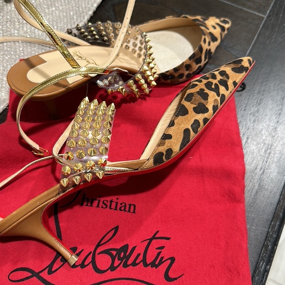 Authentic Brand new Christian Louboutin leopard heels size 39.5 - Picture 3 of 3